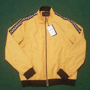 COPY - Brand new Zara yellow racing stripes jacket